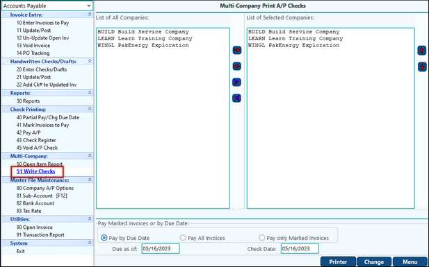 Multi Write Checks