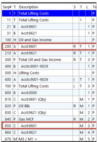 M record example