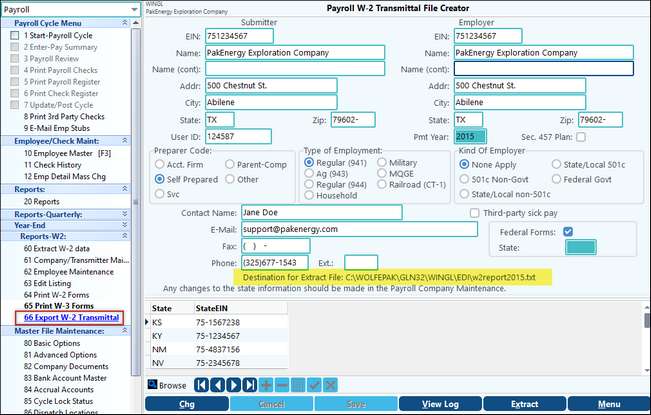 w2 tranmittal file creator