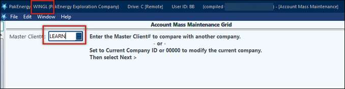 acct mass chg 3