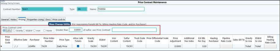 Price Contract 13