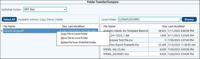 Folder Transfer Compare 3