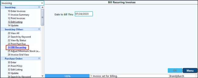 Bill recurr 2