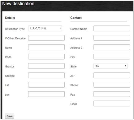 WebPortal Destinations 2