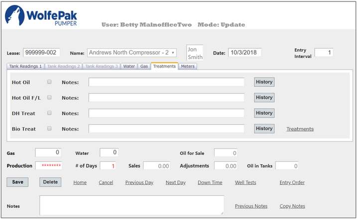 Pumper Treatment Tab