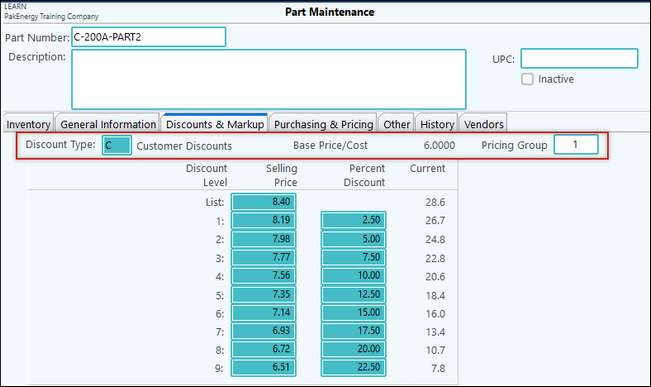 price group 2