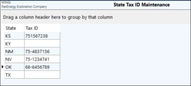 state tax id