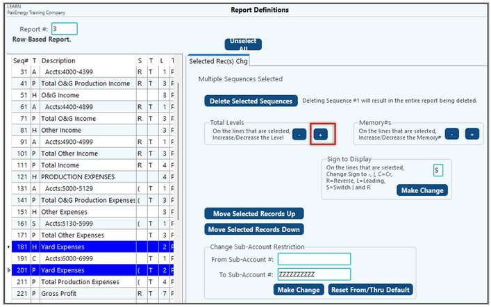 Summary Level 11