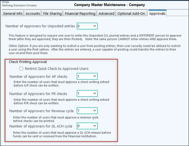 CW Approvals