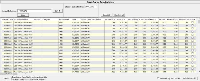 reversal entries