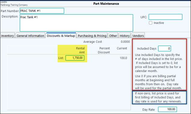 inv rental part monthly