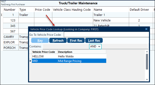 Truck price 2