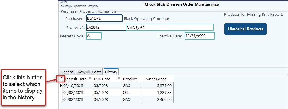 cks stub doi history