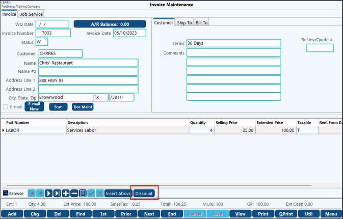 invoice entry2