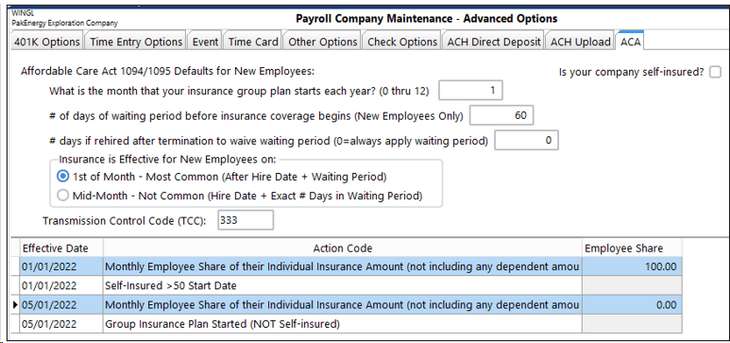 ACA Reporting 19