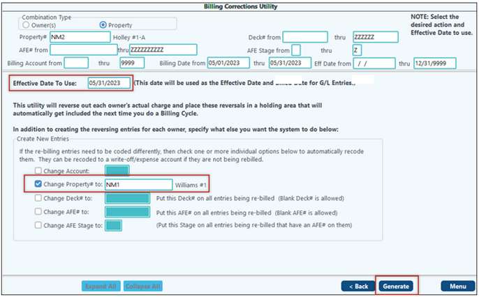 Revenue Billing Property 3